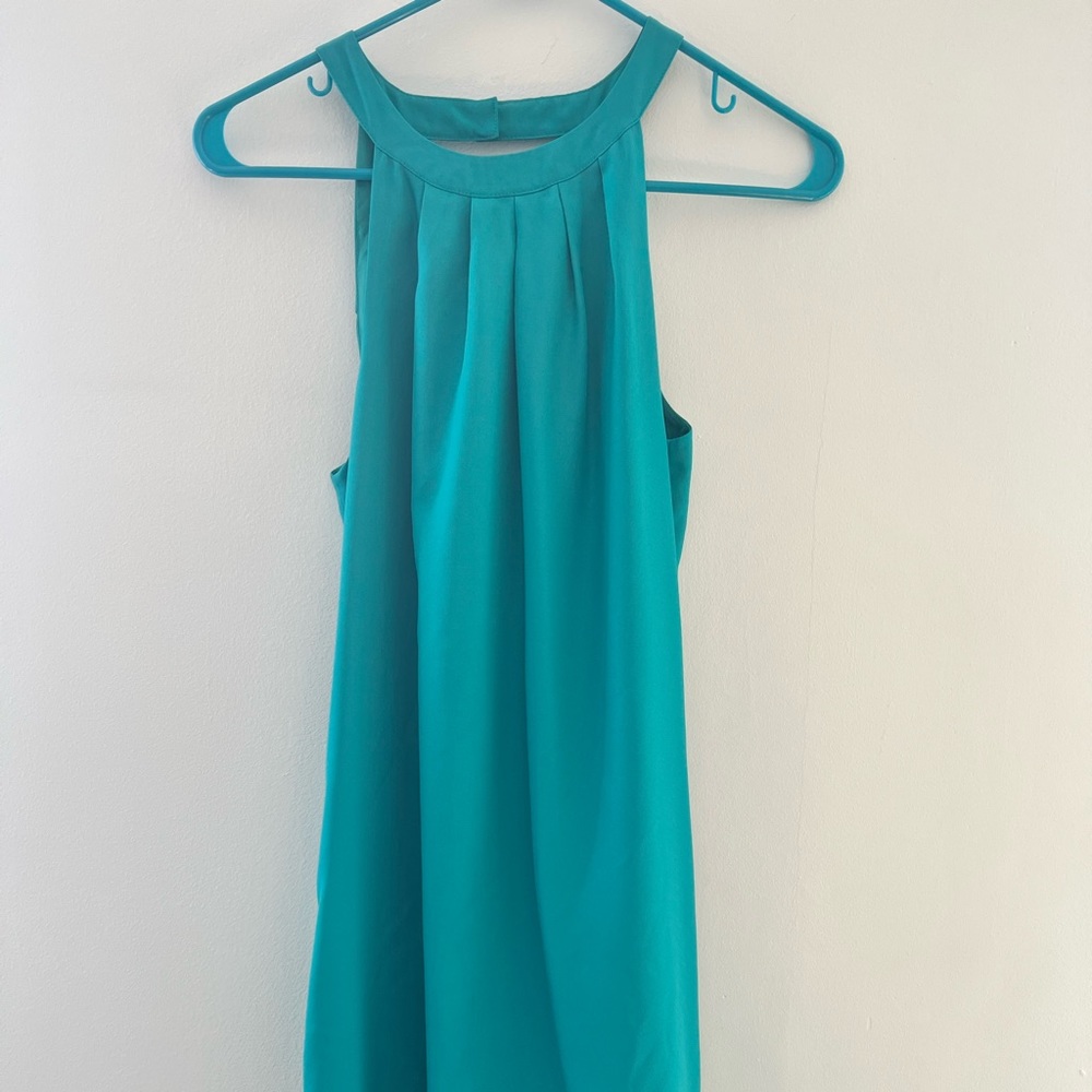 J. Crew Dress, Midi, Teal, size 2